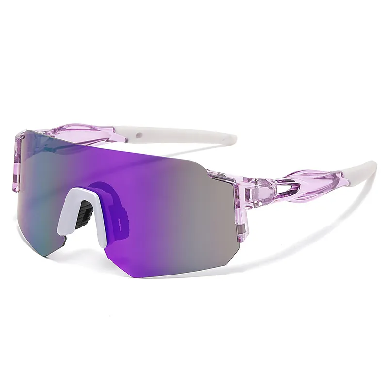 Photochromic One-Piece Oversized Sports Sunglasses – Unisex Windproof Cycling & Hiking Glasses with UV400, Outdoor Adaptive Goggles for Men Women